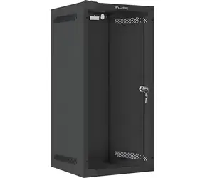 Lanberg WF10-2312-10B čierna / Nástenný rack / 10" / 12U / flat pack
