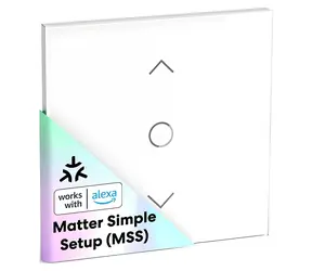 Meross MRS100MA / Šikovný Wi-Fi spínač žalúzií / Matter / 2,4 GHz / 400 W / 100-240 V