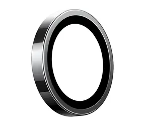 Torras Lensguard sklo na fotoaparát iPhone 16/16 PLUS čierna / Tvrdené sklo / 9H+ / 0,25 mm