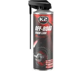 K2 Off Road Chain Lube 500 ml / Mazivo na reťaz / Motocyklové / Syntetické / Ochrana proti korózii