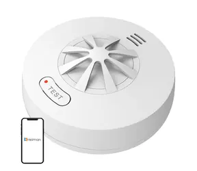 Heiman HM-5HW / Bezdrôtový hlásič tepla / prepojiteľný / 85 dB / aplikácia Tuya SMART Life