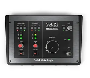 SSL SSL2 MKII / Audio rozhranie / USB-C / 2x XLR combo vstup / 32bit/192kHz / 48V phantom power