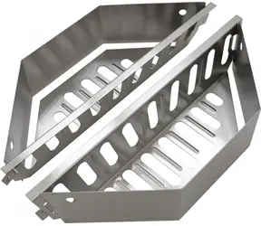 Cattara Box na nepriame grilovanie 2 ks / Box na grilovanie / nerezová oceľ / 36 x 11,5 x 7,5 cm