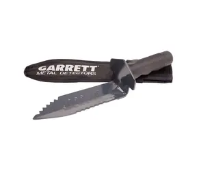 Garrett Nôž-lopata pre detektory kovov / Nôž-lopata / uhlíková oceľ / dĺžka čepele 19 cm / s puzdrom na opasok