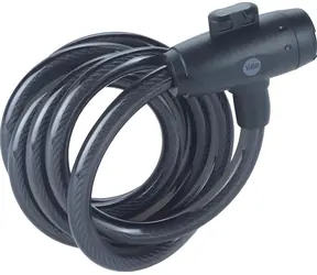 Yale YCK0/12/200/2 čierna / Káblový zámok na bicykel / O 12 mm / Dĺžka 200 cm / 2 kľúče