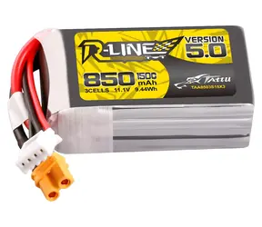 Tattu R-Line Verzia 5.0 / LiPo batéria / 850 mAh / 3S 11.1V / 150C / XT30
