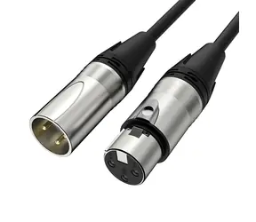 Maono XLR-180 čierny / XLR kábel / 180 cm / OFC vodiče / Pozlátené konektory