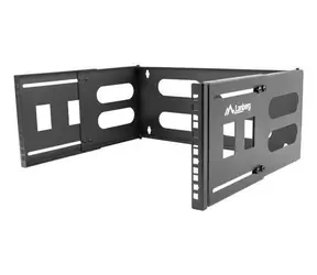 Lanberg sklopný nástenný rám 19" 4U / Nástenný rám / 497 x 240-400 mm / nosnosť 12 kg