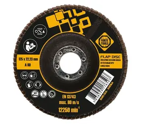 Forte Tools Lamelový brúsny kotúč 125 mm (369628) / Brúsny kotúč / Priemer 125 x 22,23 mm