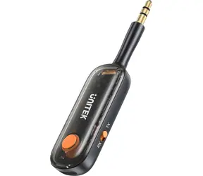 Unitek B1111A01 čierna / Bluetooth adaptér / 2v1 vysielač / prijímač / Bluetooth 5.3 / dosah 10 m