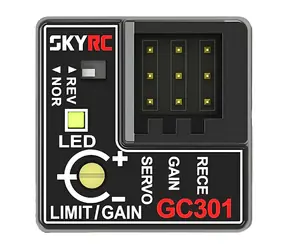 SKYRC Gyroskop GC301 / RC autá / nastaviteľné riadenie kolies / 4-8,4 V