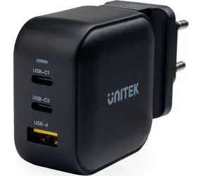 Unitek P1108AWH biela / Nabíjačka / 1x USB-A / 2x USB-C / 3,25 A