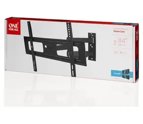 One For All WM2651 čierna / Držiak pre televízie / 81-229 cm (32-90”) / otočný 180 ° / VESA do 400x400 mm / nosnosť 50 kg