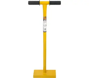 Vorel Ručné dusadlo 8,5 kg / Dusadlo / oceľ / výška 820 mm / priemer rúrky 32 mm