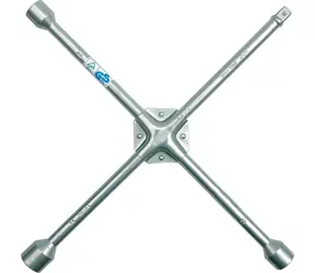 Vorel Kľúč na kolesá krížový 24-27-32-3/4" / Kľúč na kolesá / Celokovový / Nástavce 24-27-32mm-3/4"
