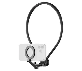 AOCHUAN Free MG1 čierna / Držiak na krk / magnetické uchytenie / 360° otočenie / 3osá konštrukcia