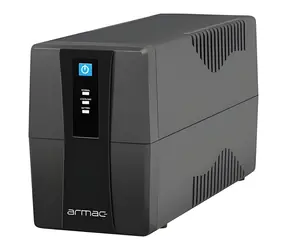 Armac Home Lite HL650E/LEDV2 čierna / Záložný zdroj / Line-Interactive / 650 VA / 2x 230V / AVR