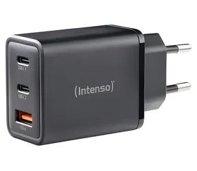 INTENSO W65ACC čierna / Nabíjačka / 65W GaN / 2x USB-C + USB-A