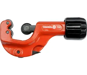 Vorel Rezač rúrok 3-32 mm / Rezač rúrok / Cu, Al, plast / odhrotovač / náhradná čepeľ v rukoväti