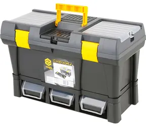Vorel Box na náradie 20" + 3 zásuvky / Box na náradie / 52,5 x 25,6 x 32,5 cm / nosnosť 25 kg