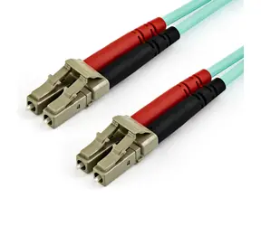 StarTech Optický patch kábel LC-LC OM4 tyrkysová