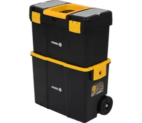 Vorel Pojazdná skriňa na náradie 2 segmenty / Skriňa na náradie / Plast / 46 x 26 x 62,5 cm / 5 kg