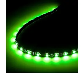 Lamptron FlexLight Pre zelená / LED pásik / 24 LED / do PC skrine