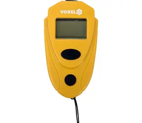 Vorel Tester hrúbky laku / Merač hrúbky náteru / 0-2 mm / presnosť ±2 % / CR2032