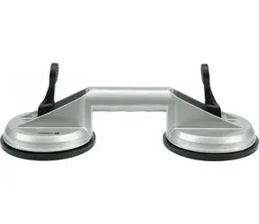 Vorel Podtlakové madlo na sklo 2x115 mm / Madlo na sklo / Nosnosť 40 kg / Hliník