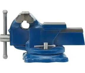 Vorel Zverák zámočnícky otočný 150 mm / Zverák zámočnícky / liatina / kalené čeľuste / 12,5 kg