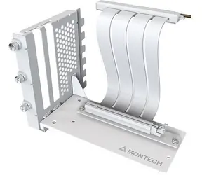 Montech Vertical GPU Mounting Kit + PCIe 4.0 riser kábel biela / 20 cm