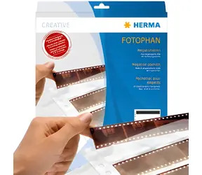 Herma Archivačné obaly na negatívy MF / Obaly na negatívy / Stredný formát / PP transparentný / 100 listov