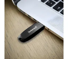 INTENSO Speed Line 128GB čierna / Flash disk / USB-A 3.2 Gen 1 / čítanie: 70 MB/s