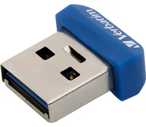 Verbatim Store 'n' Stay Nano modrá / Flash disk / 64 GB / USB 3.2 Gen 1 / čítanie 80 MB/s / zápis 25 MB/s