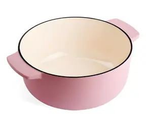 KitchenAid Liatinový hrniec s pokrievkou 26 cm ružová / Hrniec / Liatina / 5,2 l