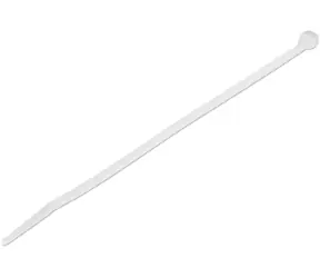 StarTech Sťahovacia páska biela 200 mm