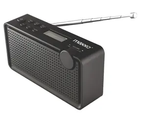 Maxxo PB01 / Prenosné DAB+/FM rádio / dobíjacie batérie / teleskopická anténa / LCD displej / 3,5 mm jack