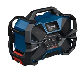 BOSCH GPB 18VH-6 SRC / Stavebné rádio / DAB+ / FM / Bluetooth 5.4 / nabíjanie Aku 12V/18V / IP54