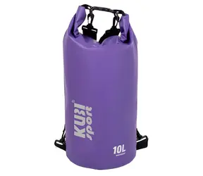 KUBIsport Lodný vak 10 l fialový / Nepremokavý vak / Objem 10 l