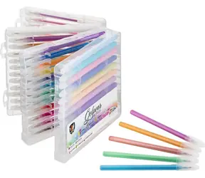 MOXY Sada gélových pier / 48 ks / neónové, trblietavé, metalické, pastelové
