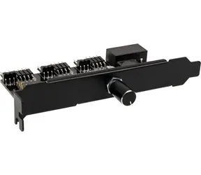 Lamptron CFM36 čierna / Kontrolér ventilátorov a LED / PCI slot