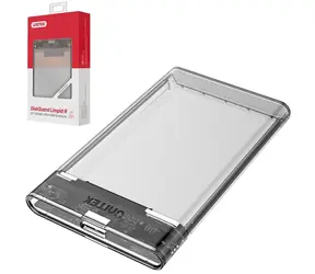 Unitek DiskGuard Limpid R S1103A sivá / Puzdro na 2,5" HDD/SSD / USB 3.2 Gen 1 / SATA 6 Gbit/s
