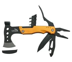 Cattara MULTI AXE 15v1 / Multifunkčný nôž / nerezová oceľ / 17,5 cm / s puzdrom