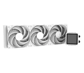 Zalman ALPHA2 DS A36 biela / AIO vodné chladenie CPU / 360 mm / 2,7" LCD displej / 2x ventilátor