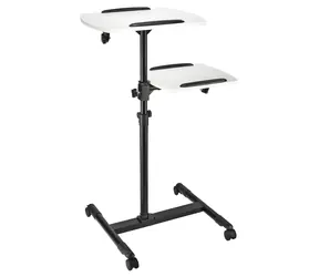 HAMA 77510 čierna / Stolík pre projektor / 2 poschodia / nosnosť 10 kg / náklon -35 ° až 35 °