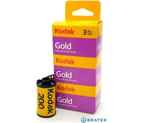 Kodak Gold 200 135/36 3ks / Farebný negatívny film / ISO 200 / 36 snímok