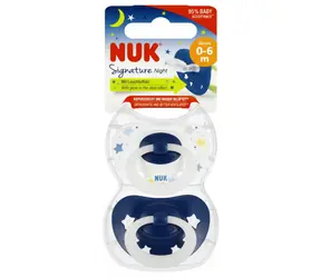NUK Night cumlík 0-6 mesiacov / Cumlík / 2 ks