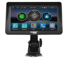 Technaxx TX-361 čierna / Multimediálny displej / 7 "/ CarPlay / Android Auto / DAB+ / Bluetooth