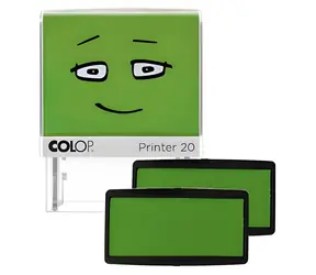 Colop little NIO zelená / Pečiatkovací vankúšik / náhradný / 2 ks