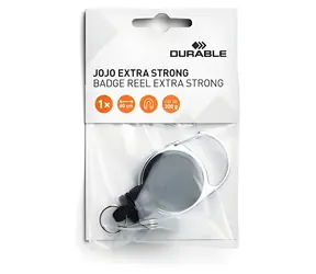 Durable Jojo Extra Strong čierna / Navijak na kartu / Nosnosť 300 g / Páska 60 cm